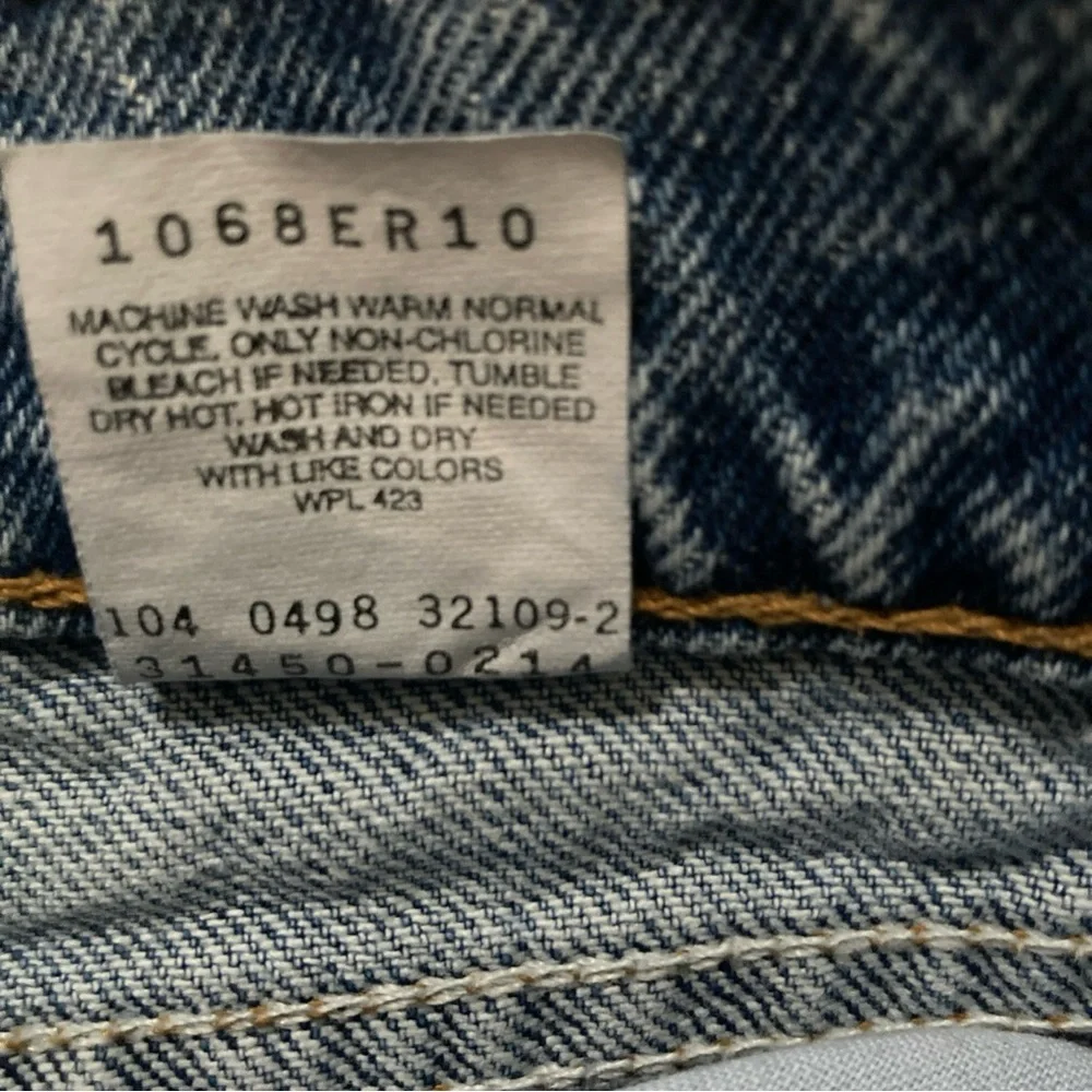 Levi’s Vintage 90s 550‎ Relaxed Fit Jeans White Tab Medium Wash Boys 10 Slim